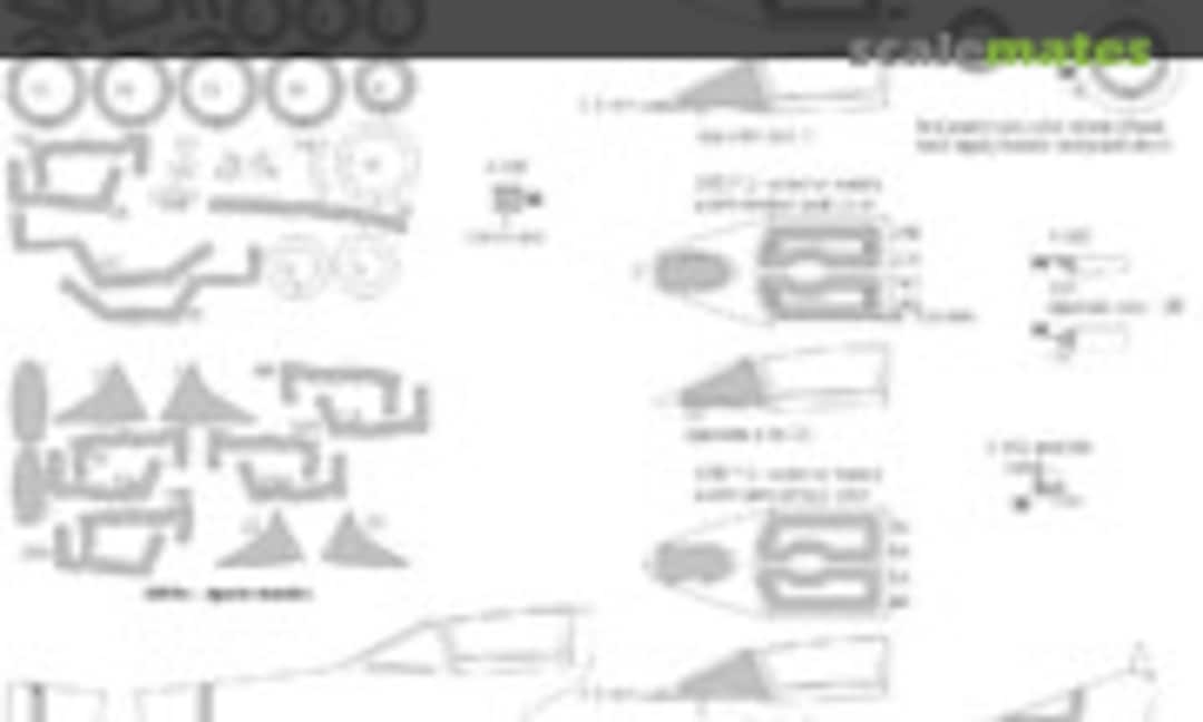 1:48 MiG-23ML Flogger G ADVANCED kabuki masks (New Ware NWAM0104) NWAM0104