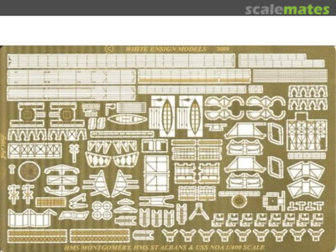 Boxart USN/RN Four-Stack Destroyer PE4015 White Ensign Models Boxart USN/RN Four-Stack Destroyer PE4015 White Ensign Models