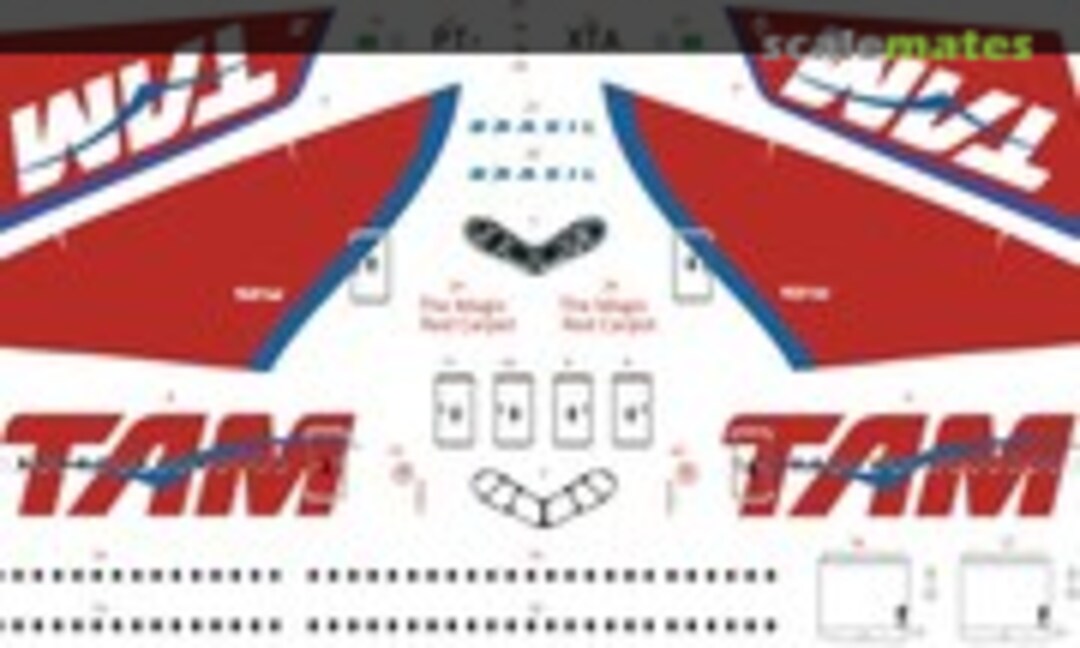 1:144 Airbus A350 TAM (8aDecs 7909-280-144) 7909-280-144