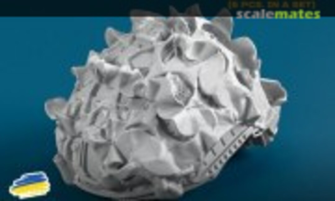 1:35 Camouflage helmet, (5 pcs.) (Spalah SP12535) SP12535