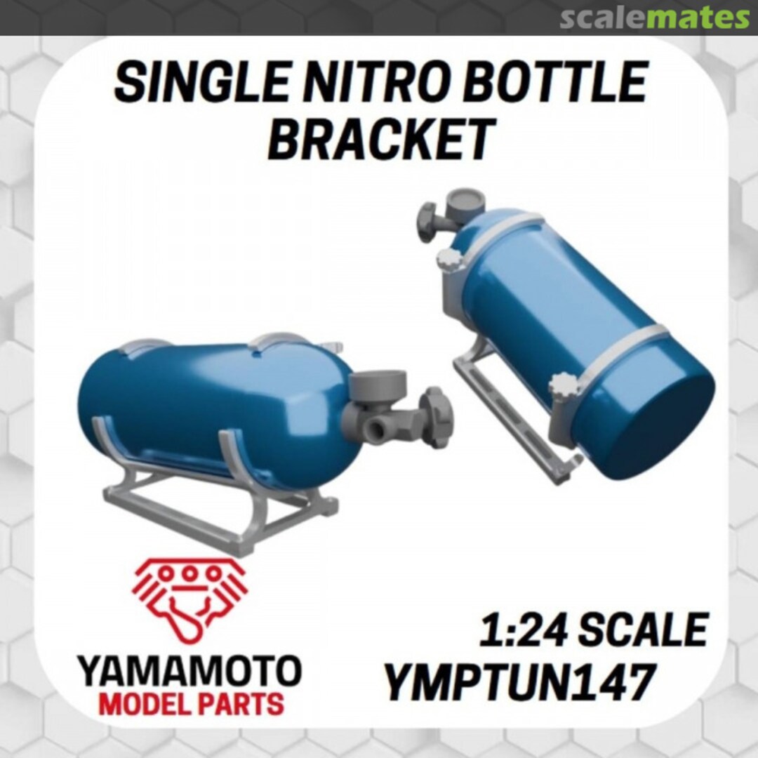 Boxart Single nitro bottle bracket YMPTUN147 Yamamoto Model Parts Boxart Single nitro bottle bracket YMPTUN147 Yamamoto Model Parts