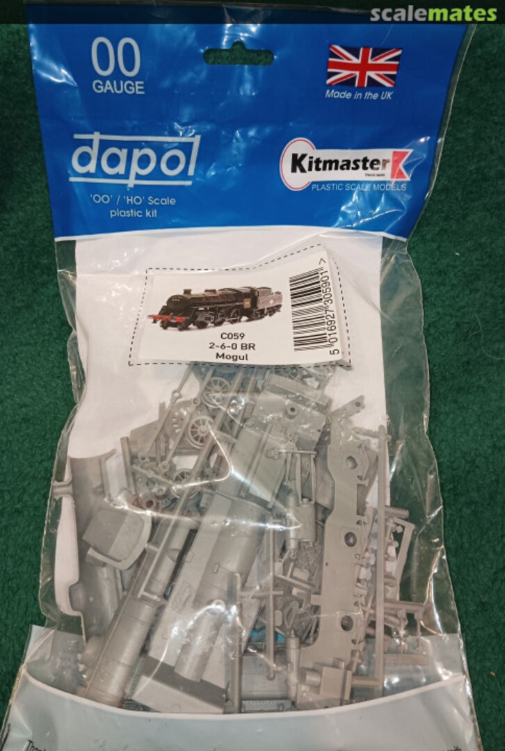 Boxart 2-6-0 BR Mogul C059 Dapol Kitmaster Boxart 2-6-0 BR Mogul C059 Dapol Kitmaster