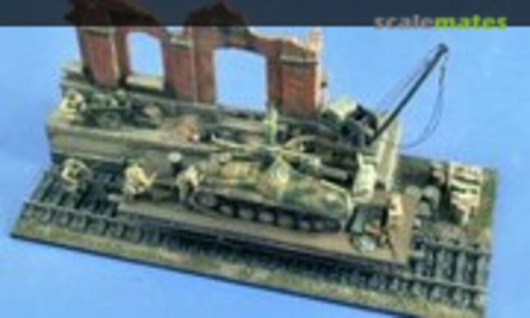 1:35 Train station Cargo Section WWII (Verlinden Productions 2500) 2500