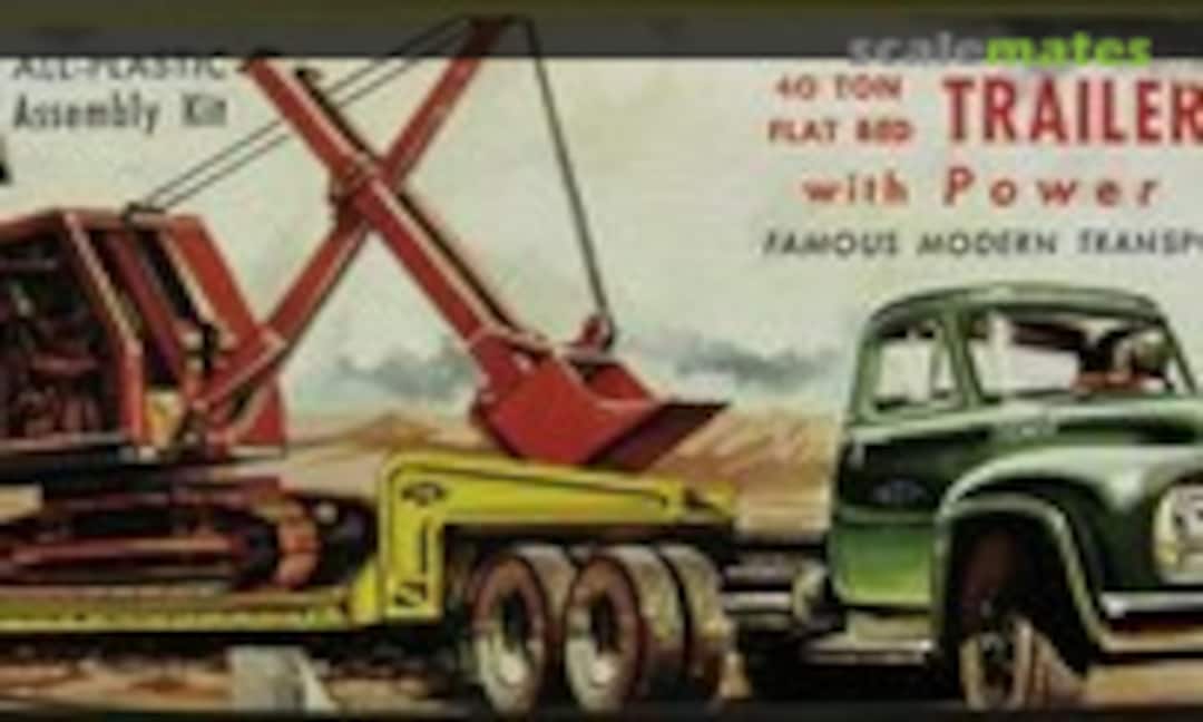 1:64 40 Ton Flat Bed Trailer Truck (Aurora 683-98) 683-98