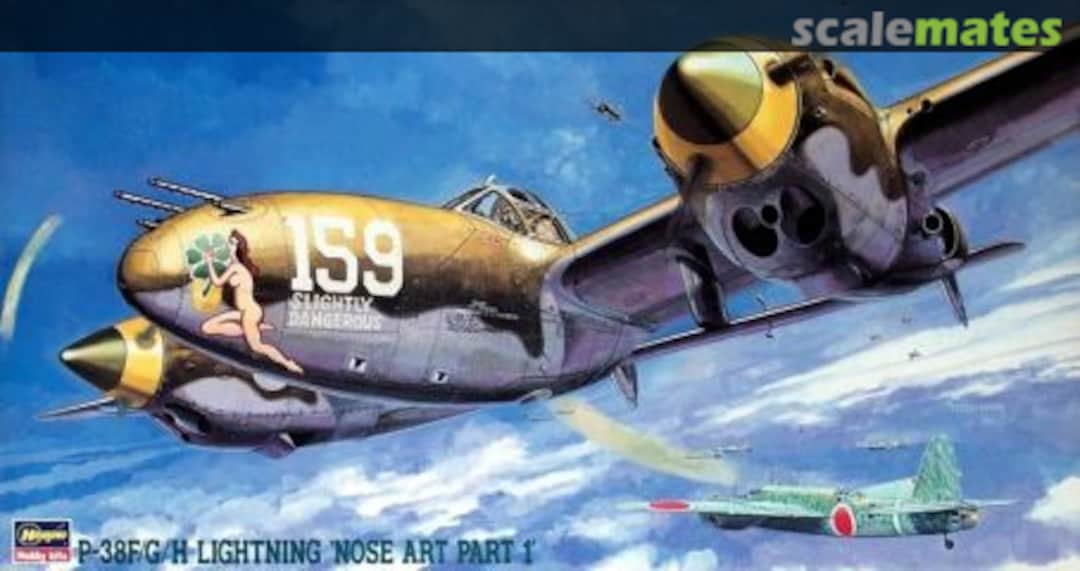 Boxart P-38F/G/H Lightning "Nose Art Part 1" 09163 Hasegawa Boxart P-38F/G/H Lightning "Nose Art Part 1" 09163 Hasegawa