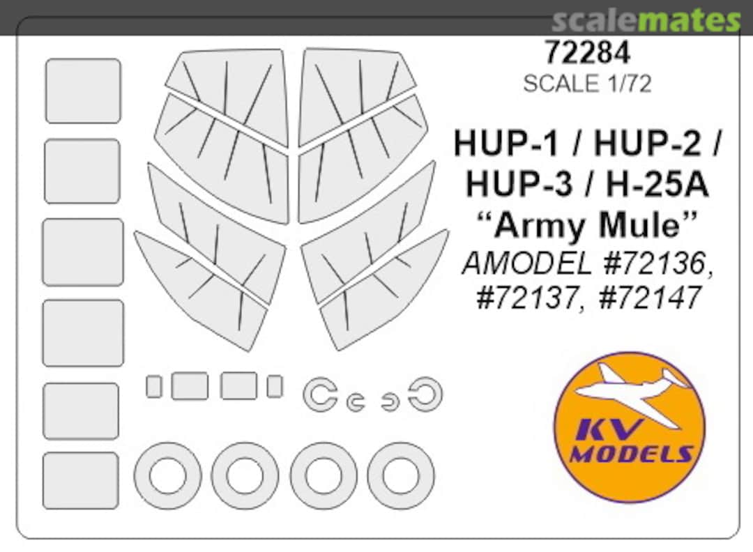Boxart HUP-1 / HUP-2 / HUP-3 / H-25A "Army Mule" 72284 KV Models Boxart HUP-1 / HUP-2 / HUP-3 / H-25A "Army Mule" 72284 KV Models