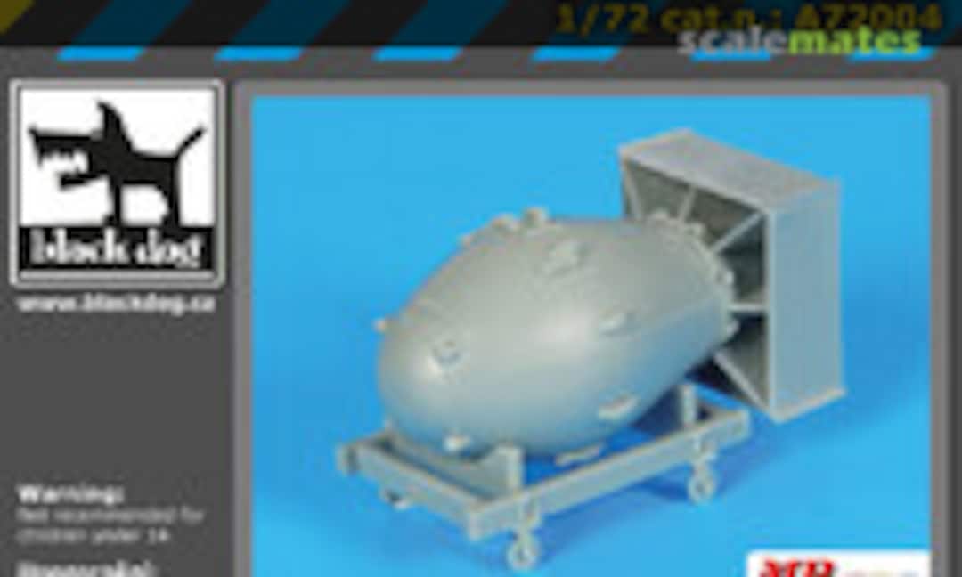 1:72 Atom bomb Fat Man (Black Dog A72004) A72004