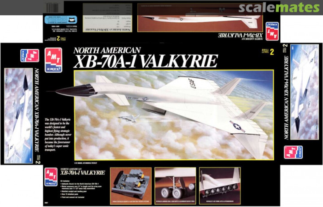 Boxart XB-70A-1 Valkyrie 8907 AMT/ERTL Boxart XB-70A-1 Valkyrie 8907 AMT/ERTL