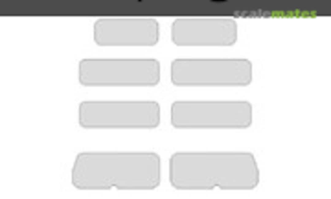 1:35 Paint mask for GAZ-233014 Tigr (Xact) (KAV models KAV M35 017) KAV M35 017