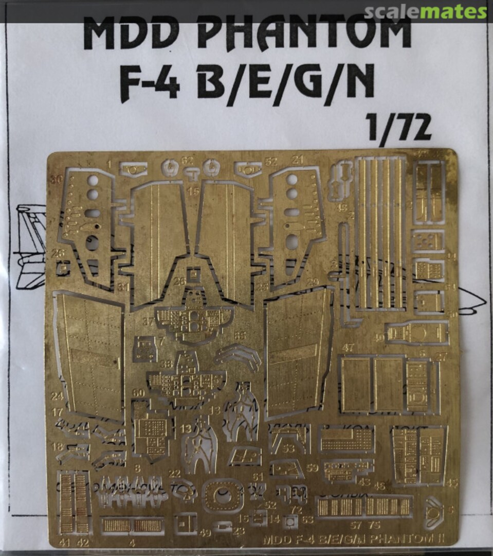 Boxart MDD Phantom F-4 B/E/G/N Unbranded Boxart MDD Phantom F-4 B/E/G/N Unbranded