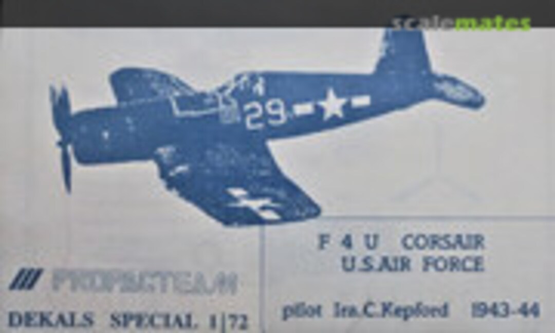 1:72 F 4 U Corsair U.S. Air Force (Propagteam 0) 0