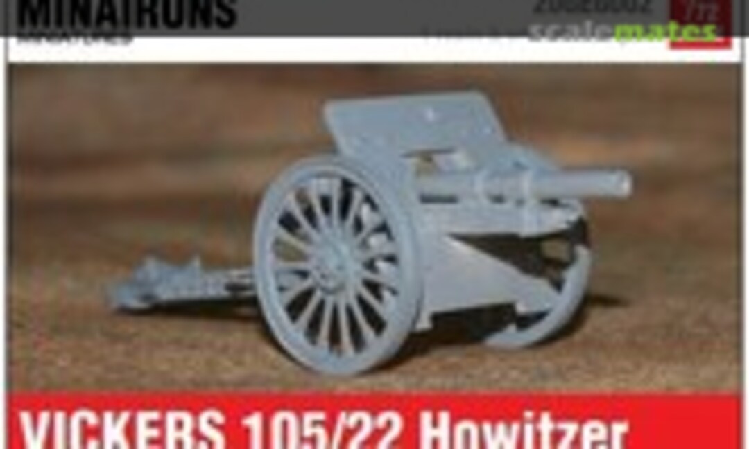 1:72 Vickers 105/22 howitzer (Minairons Miniatures 20GEG002) 20GEG002