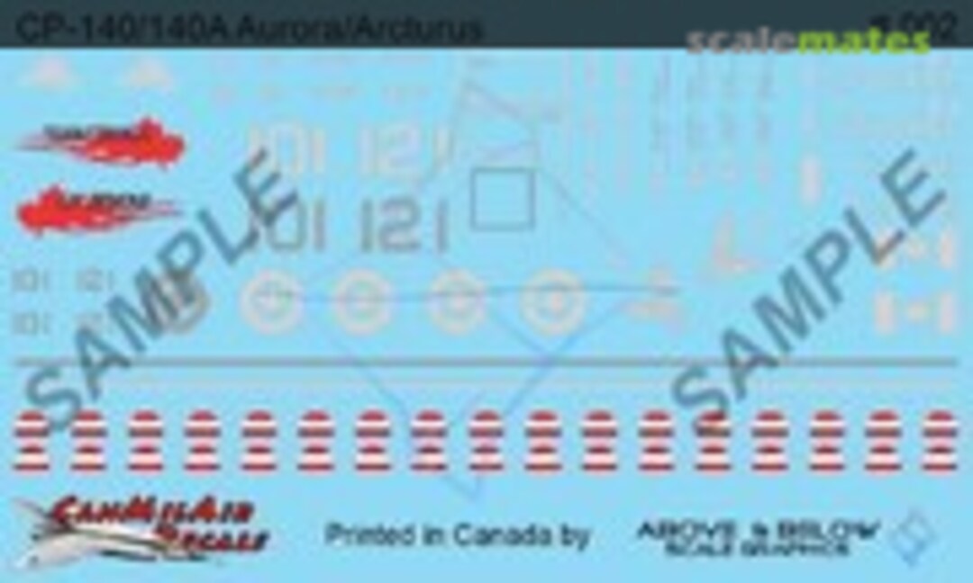 1:72 Lockheed CP-140 Aurora / CP-140A Arcturus (Above & Below Graphics 002) 002
