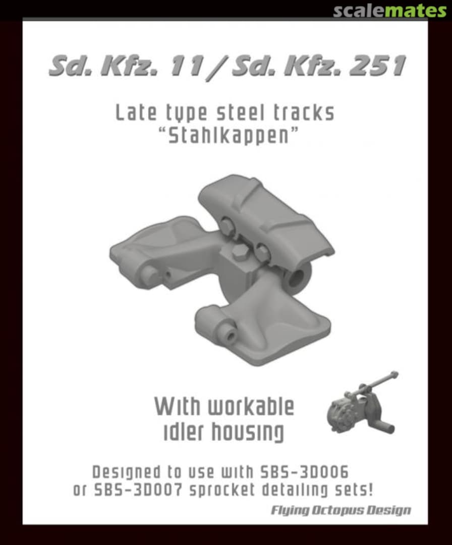 Boxart Sd.Kfz.11/Sd.Kfz. 251 late type steel tracks-Stahl 35041 SBS Model Boxart Sd.Kfz.11/Sd.Kfz. 251 late type steel tracks-Stahl 35041 SBS Model