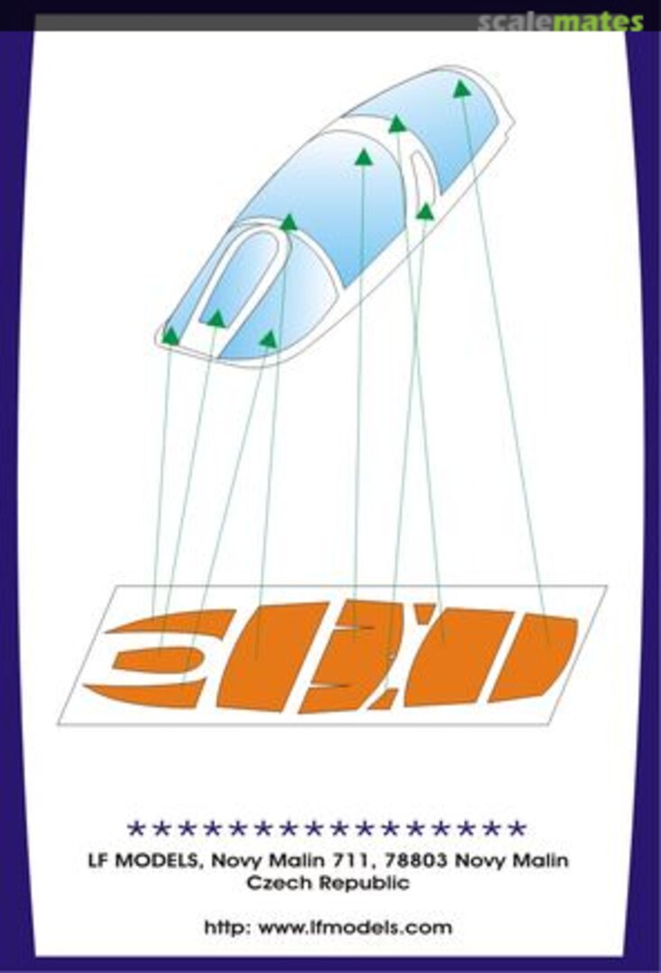 Boxart F-4 Phantom Canopy Mask CM7206 LF Models Boxart F-4 Phantom Canopy Mask CM7206 LF Models