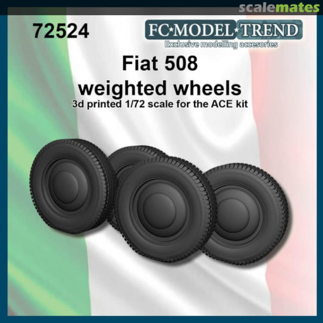 Boxart Fiat 508CM, weighted wheels (1:72) 72524 FC Model Trend Boxart Fiat 508CM, weighted wheels (1:72) 72524 FC Model Trend