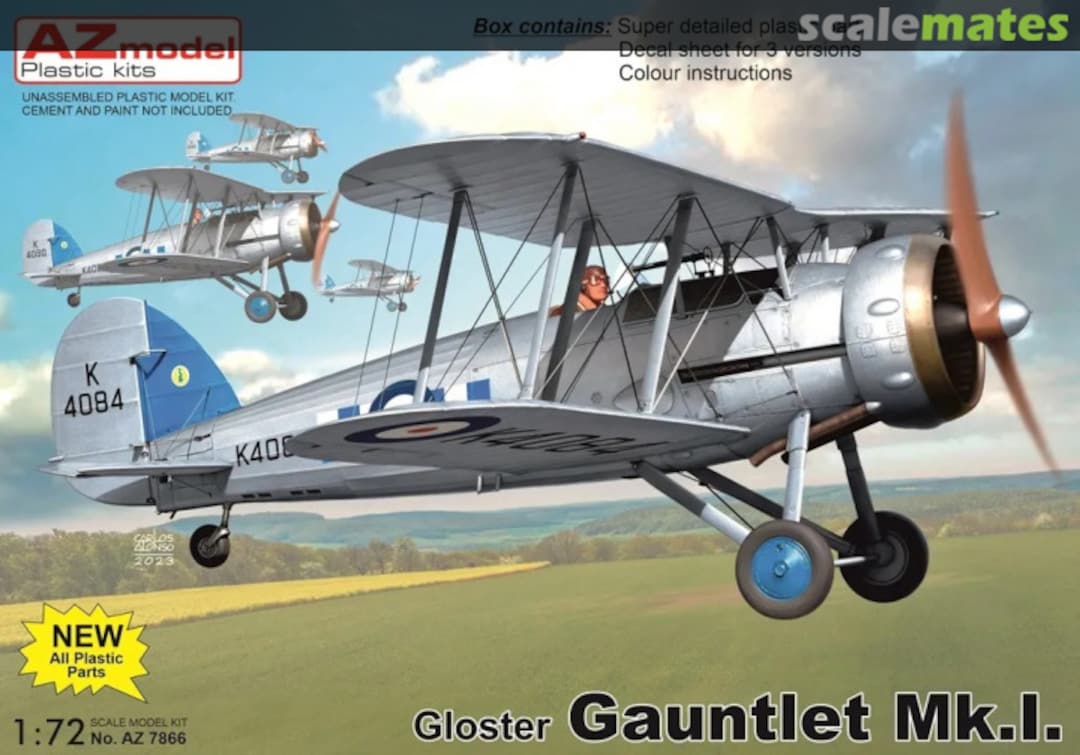 Boxart Gloster Gauntlet Mk.I AZ7866 AZmodel Boxart Gloster Gauntlet Mk.I AZ7866 AZmodel