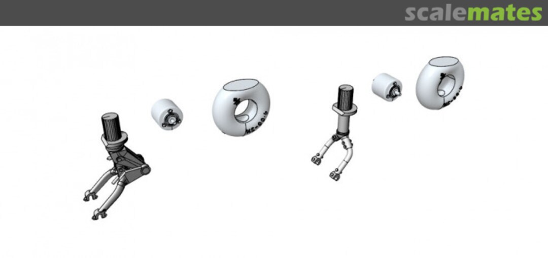 Boxart Hurricane Tail Wheel 48010-3D Arma Hobby Boxart Hurricane Tail Wheel 48010-3D Arma Hobby