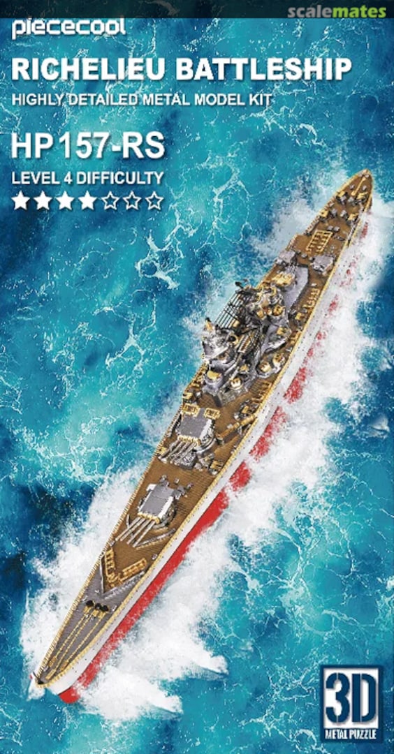Boxart Richelieu Battleship HP157-RS Piececool Boxart Richelieu Battleship HP157-RS Piececool