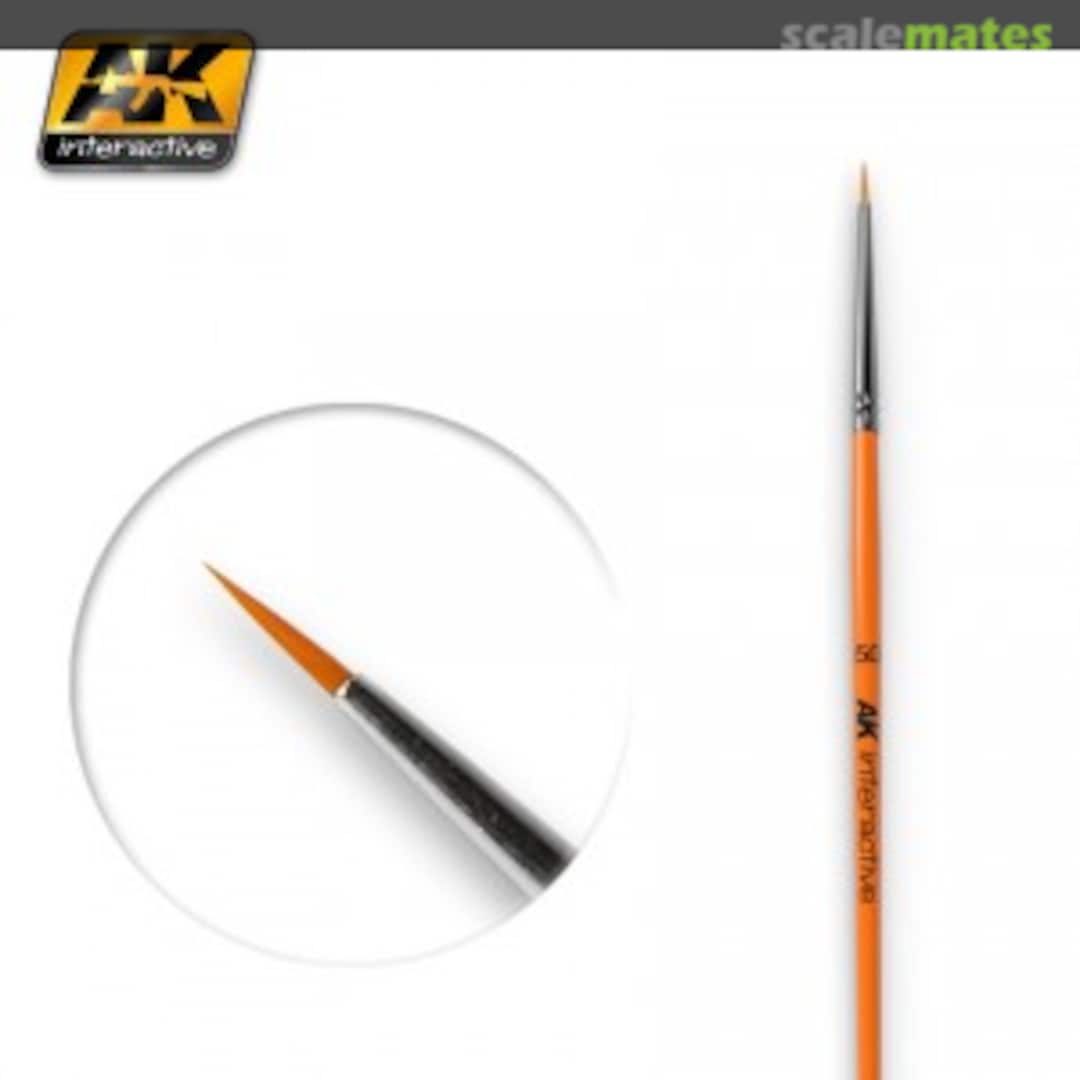 Boxart 5/0 Round Brush, Synthetic AK 600 AK Interactive Boxart 5/0 Round Brush, Synthetic AK 600 AK Interactive