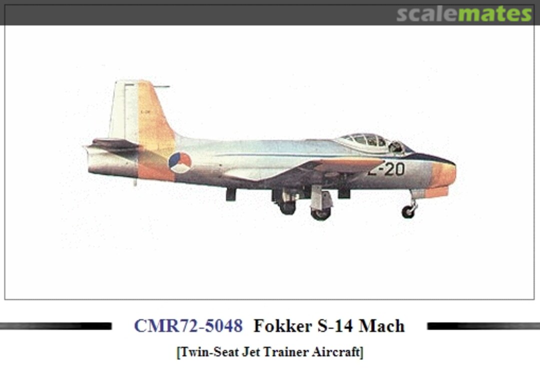 Boxart Fokker S-14 Mach CMR72-5048 CMR Boxart Fokker S-14 Mach CMR72-5048 CMR