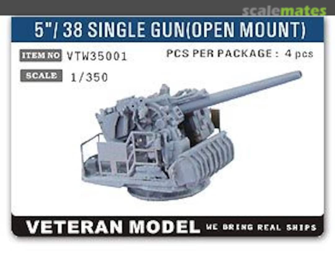 Boxart 5"/38 Single Gun VTW35001 Veteran Models