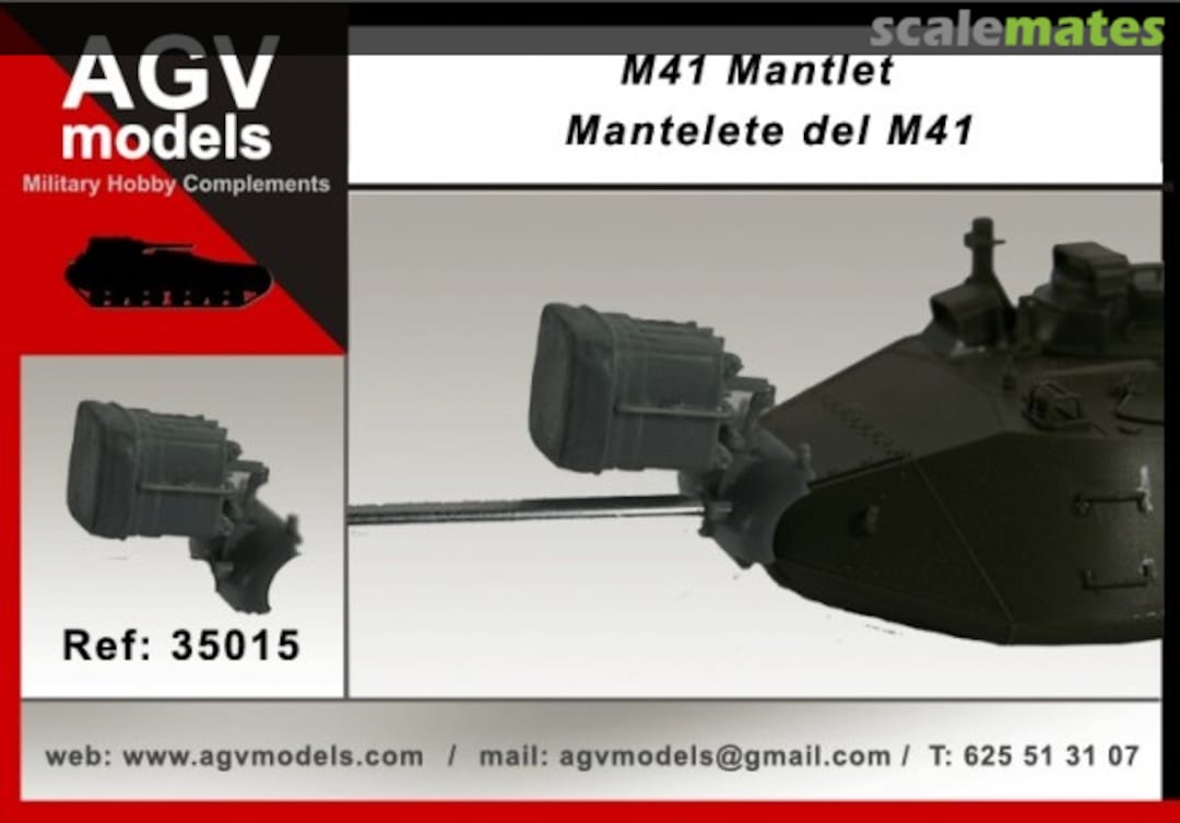 Boxart Mantlet for M41 35015 AGV Models Boxart Mantlet for M41 35015 AGV Models