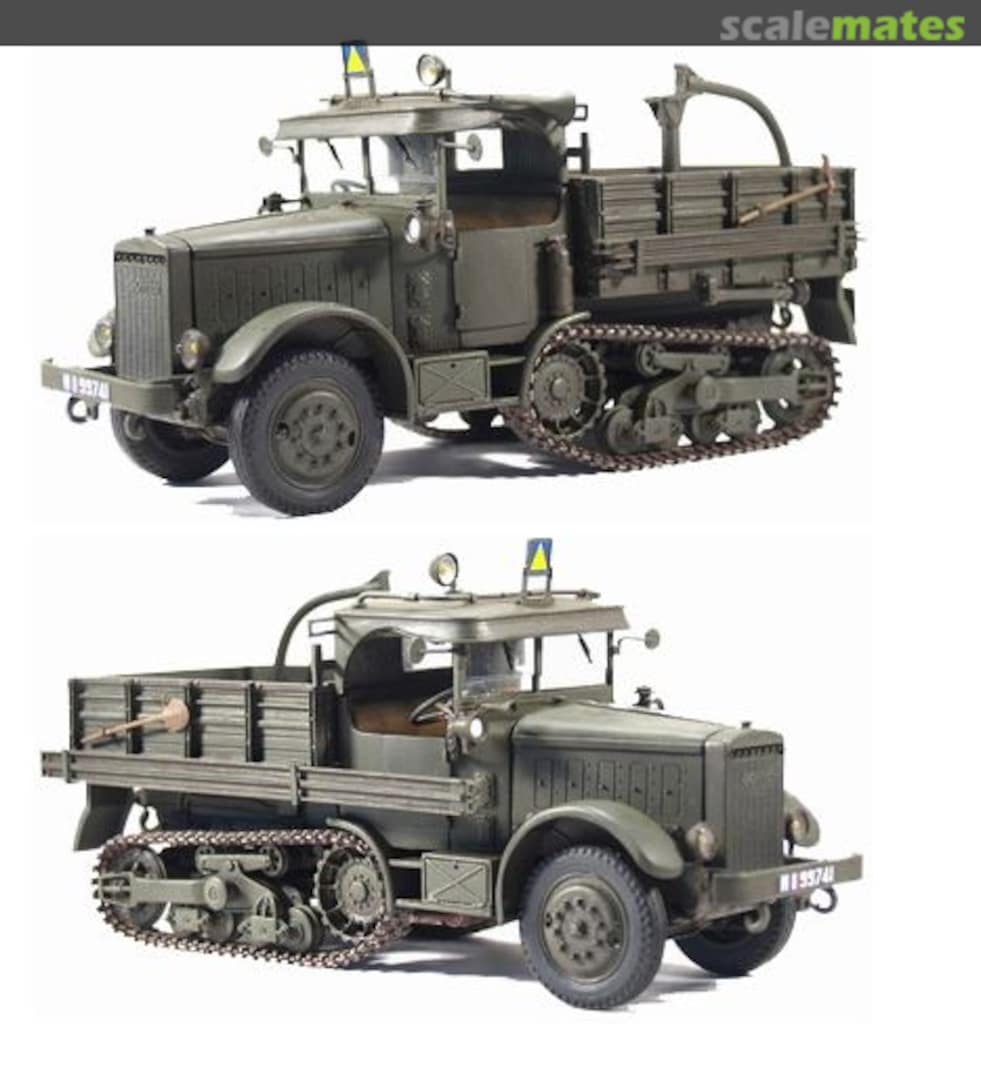 Boxart Somua MCL5 Heavy Halftrack tractor recovery (1939-1945) 35120 DES Kit Boxart Somua MCL5 Heavy Halftrack tractor recovery (1939-1945) 35120 DES Kit