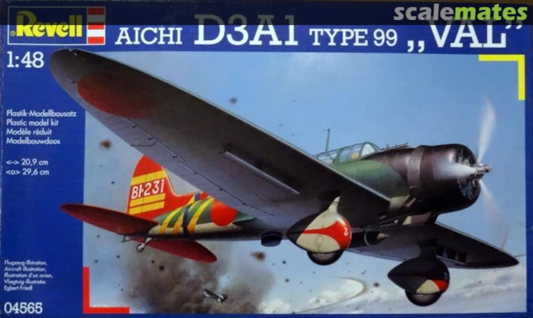 Boxart Aichi D3A1 Type 99 "Val" 04565 Revell Boxart Aichi D3A1 Type 99 "Val" 04565 Revell