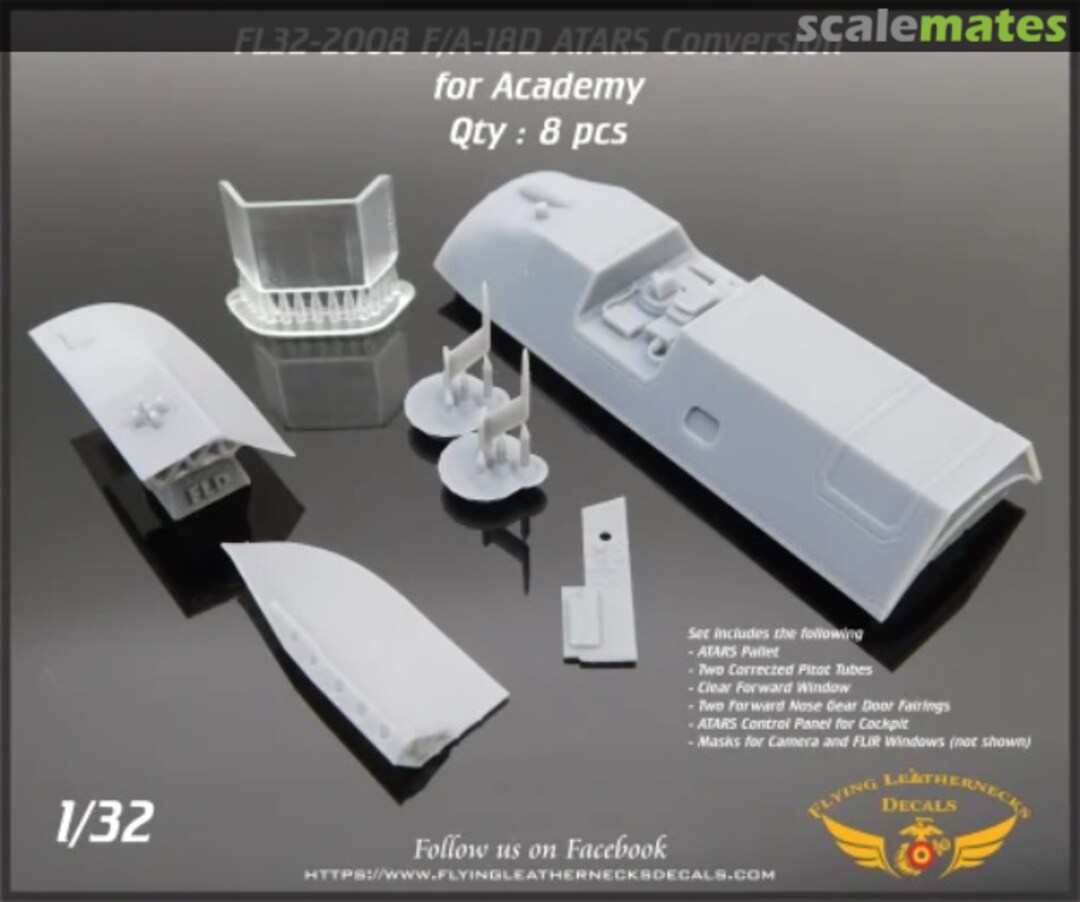 Boxart F/A-18D ATARS Conversion FL32-2008 Flying Leathernecks Boxart F/A-18D ATARS Conversion FL32-2008 Flying Leathernecks