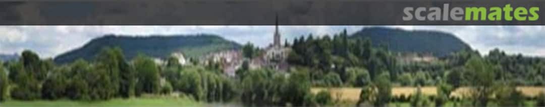 Boxart Large Backscene - Pretty British Town (2744 x 304mm) GM708 Gaugemaster 708 Gaugemaster