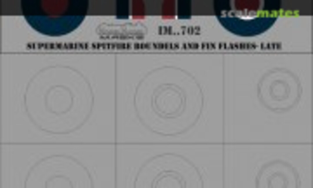 1:72 Supermarine Spitfire Roundels And Fin Flashes - Late (ModelMaker IM72702) IM72702