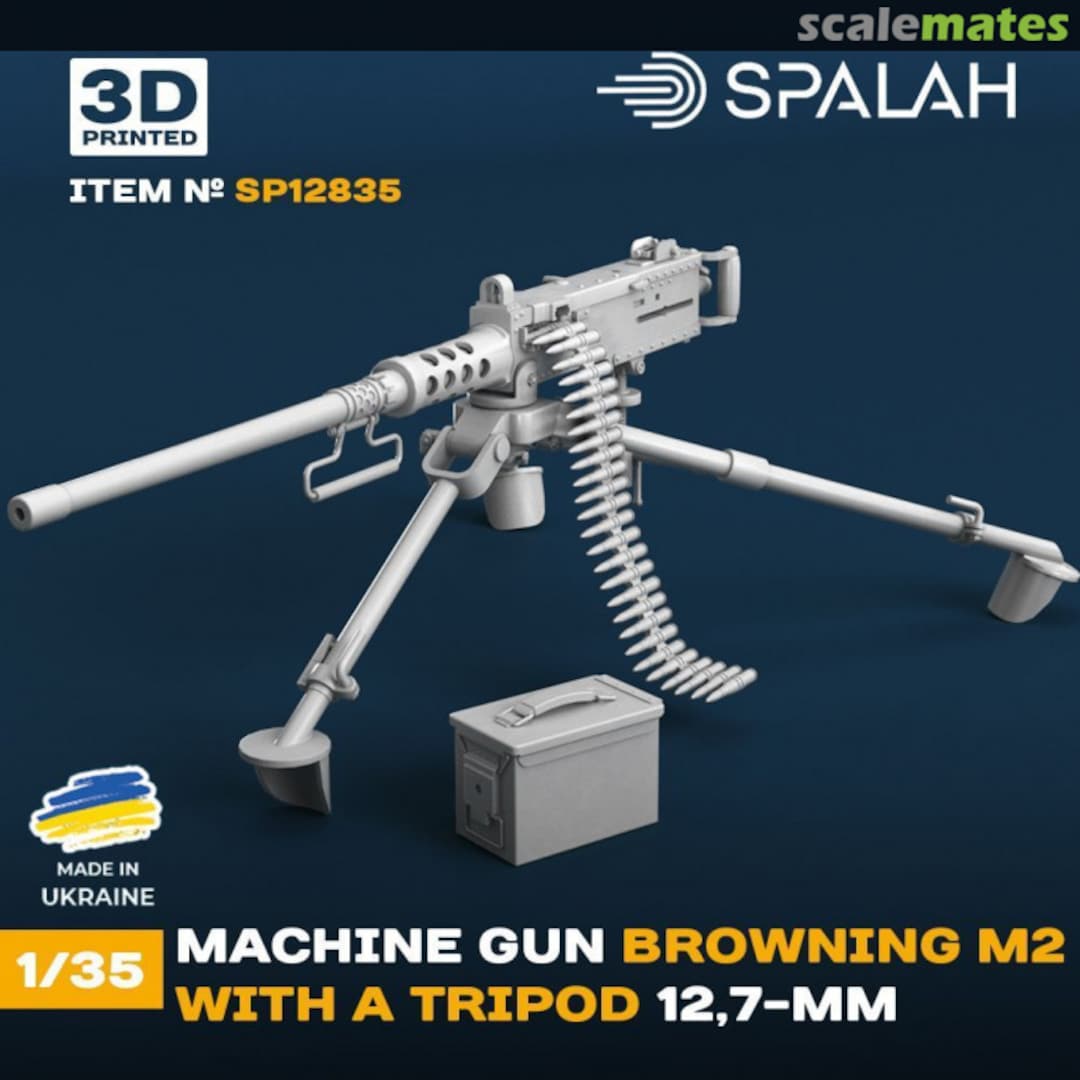 Boxart 12.7 mm Browning M2 machine gun SP12835 Spalah Boxart 12.7 mm Browning M2 machine gun SP12835 Spalah