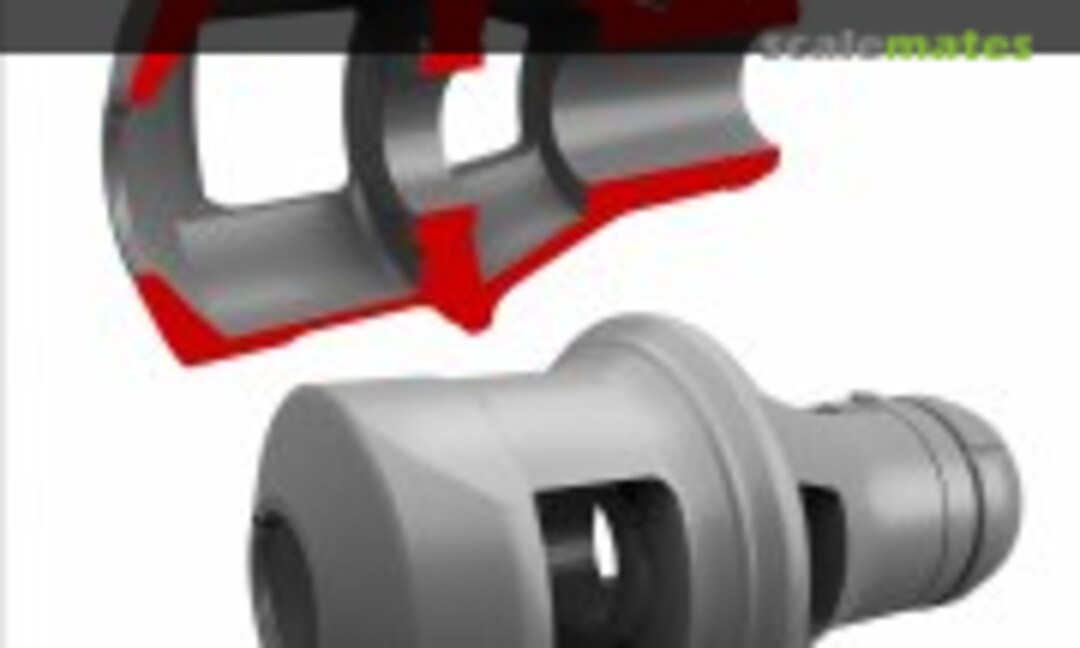 1:35 German 75mm KwK/Pak/Stuk40 Panzer IV Muzzle Brake (A) (3pcs) (Yan Model PE-35166) PE-35166