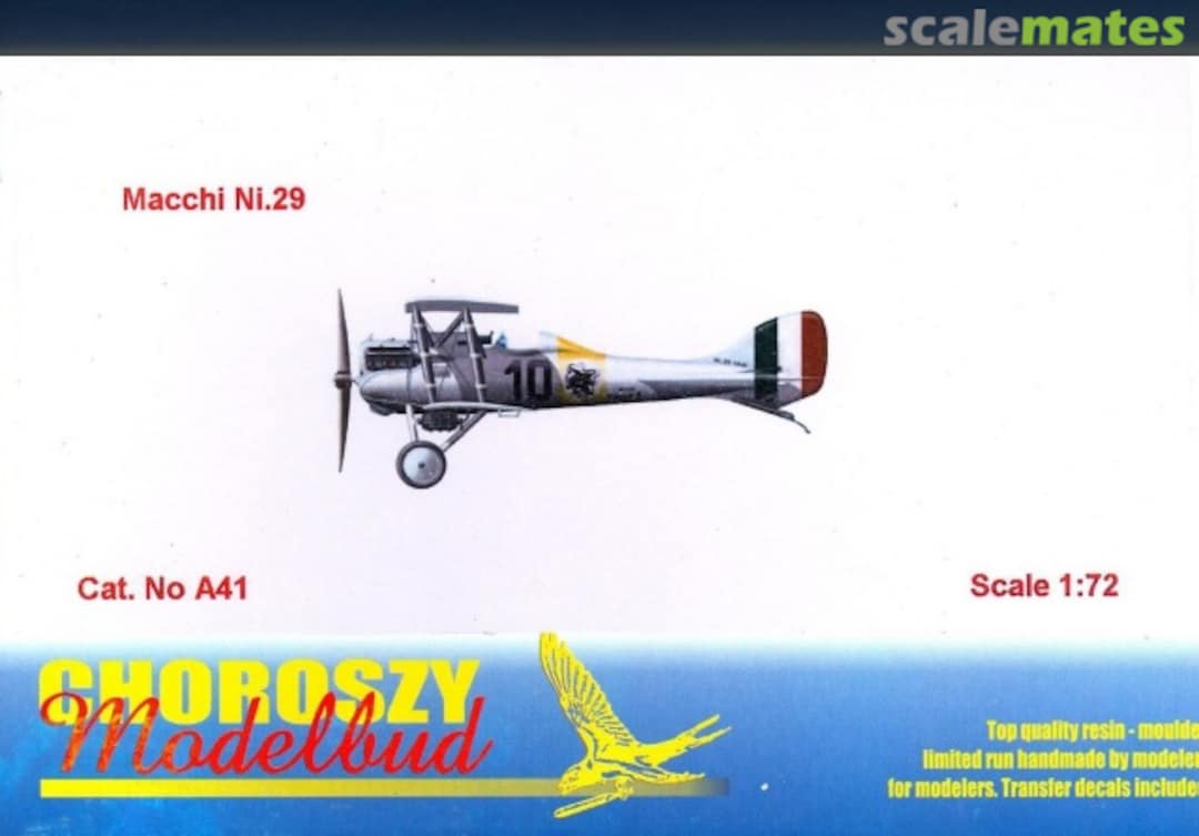 Boxart Macchi Ni.29 A41 Choroszy Modelbud Boxart Macchi Ni.29 A41 Choroszy Modelbud