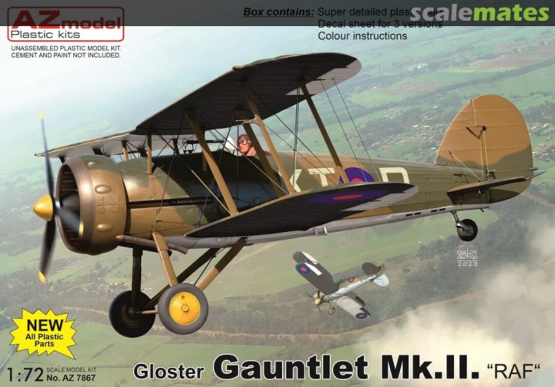 Boxart Gloster Gauntlet Mk.II AZ7867 AZmodel Boxart Gloster Gauntlet Mk.II AZ7867 AZmodel