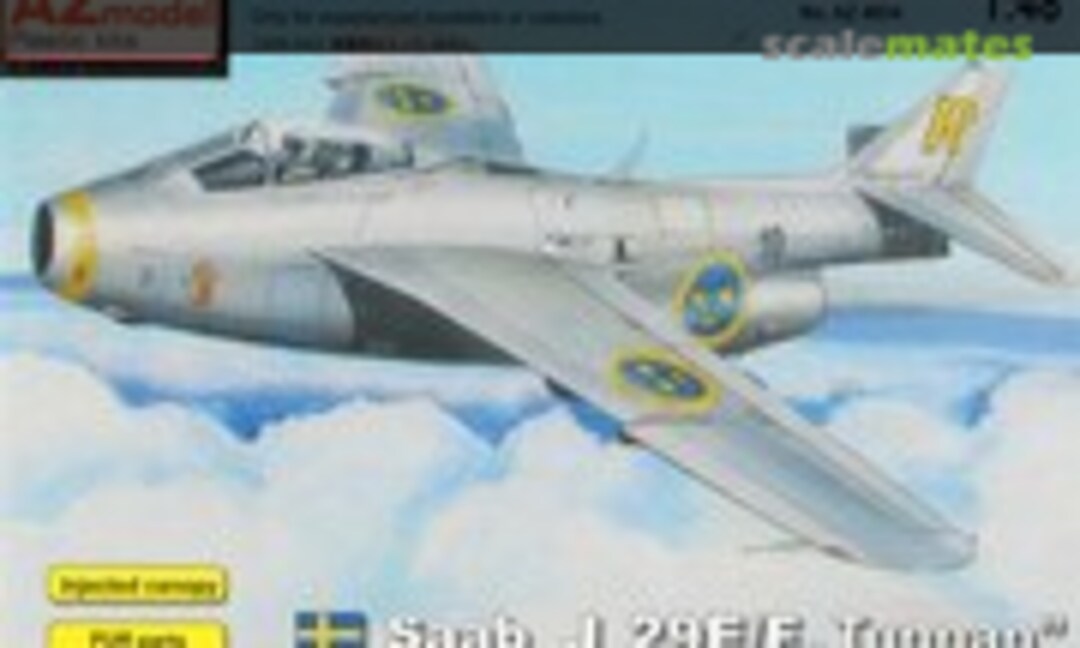 1:48 Saab J 29 E/F Tunnan (AZmodel AZ4834) AZ4834