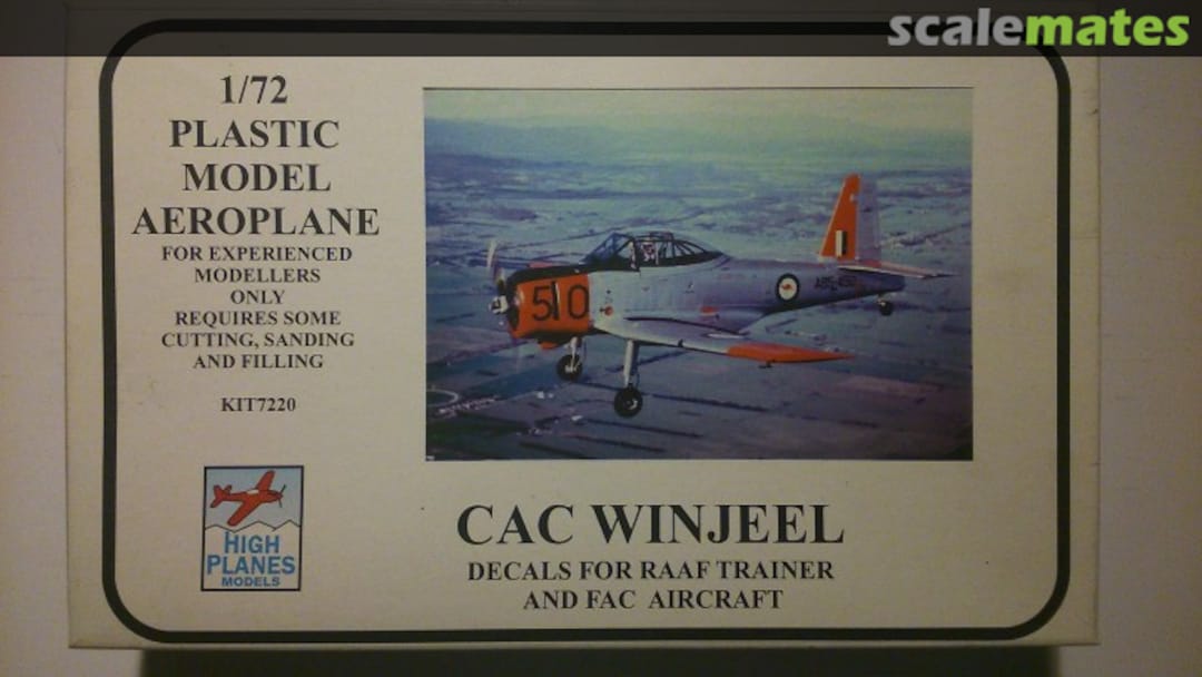 Boxart CAC WINJEEL 7220 High Planes Models Boxart CAC WINJEEL 7220 High Planes Models
