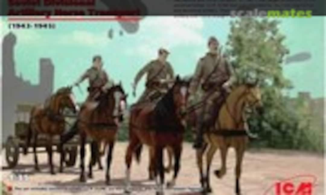 1:35 Divisional Artillery Horse Transport (ICM 35482) 35482