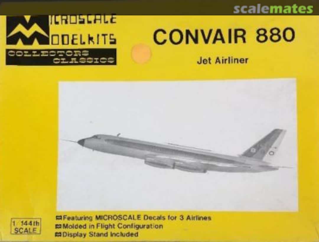 Boxart Convair 880 MS-4-5 Microscale Boxart Convair 880 MS-4-5 Microscale