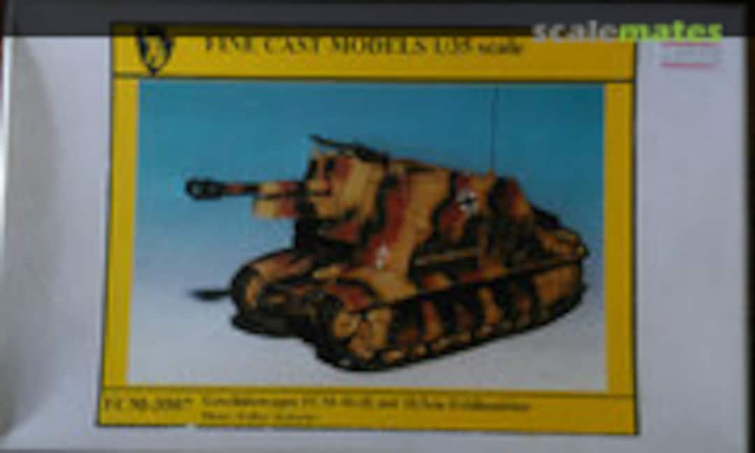 1:35 Geschützwagen FCM 36 (f) mit 10,5cm Feldhaubitze (Fine Cast Models FCM-3507) FCM-3507
