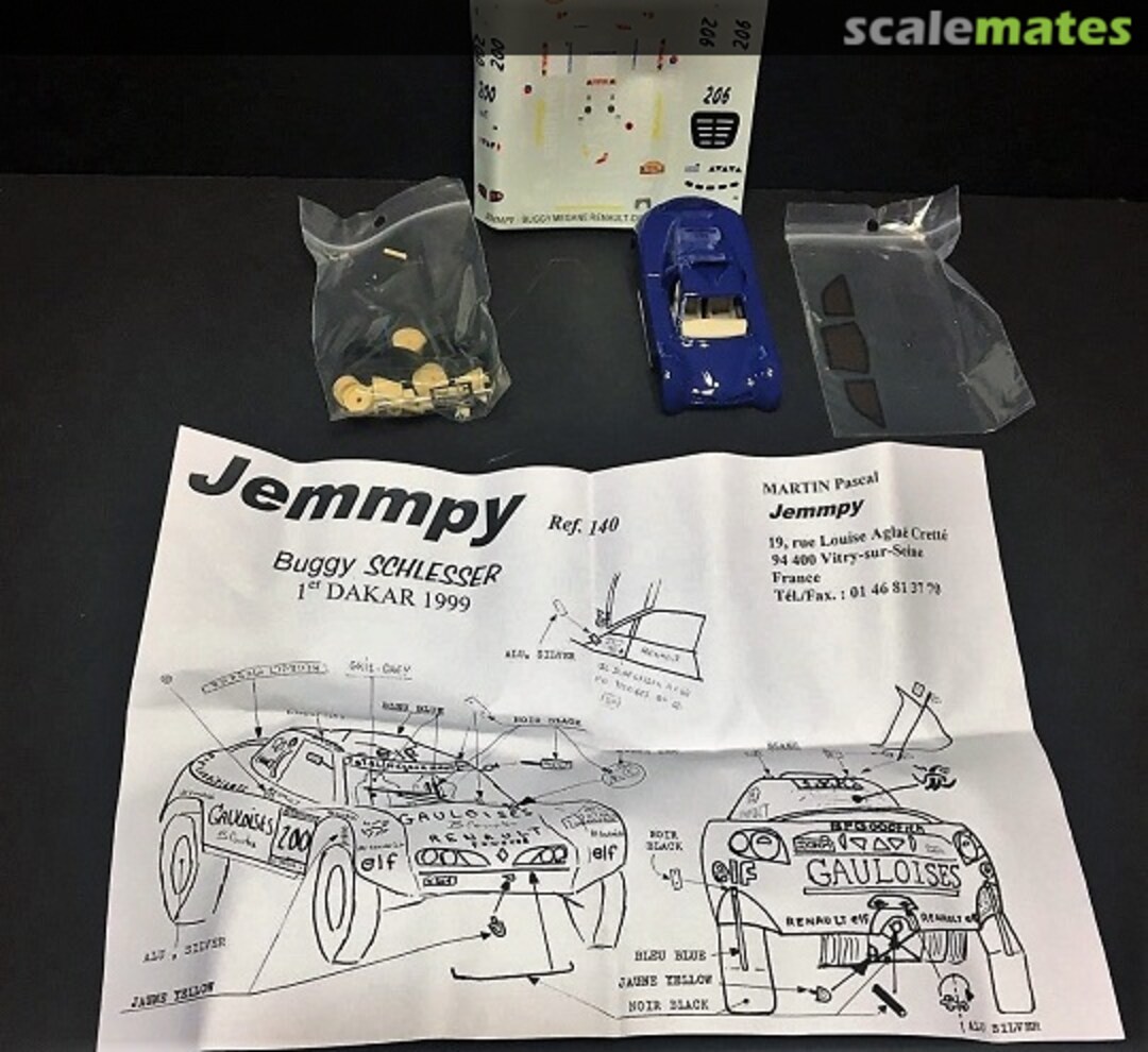 Boxart Buggy Schlesser-Renault "Gauloises" 140 Jemmpy Boxart Buggy Schlesser-Renault "Gauloises" 140 Jemmpy