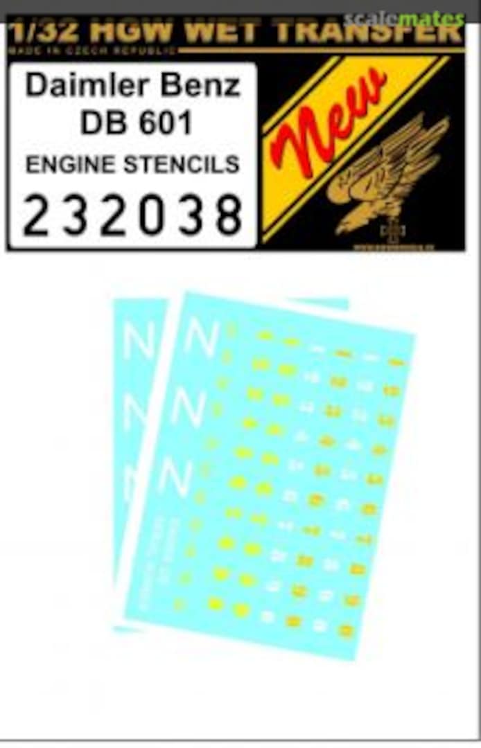 Boxart Daimler Benz DB 601 232038 HGW Models Boxart Daimler Benz DB 601 232038 HGW Models