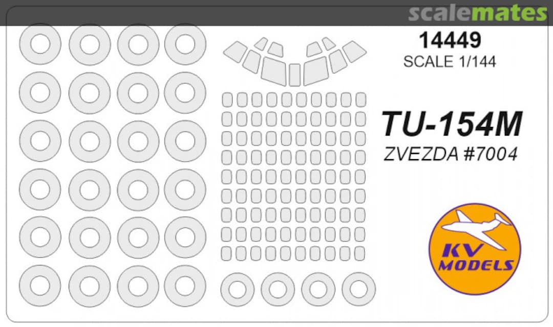 Boxart Tupolev Tu-154m 14449 KV Models Boxart Tupolev Tu-154m 14449 KV Models