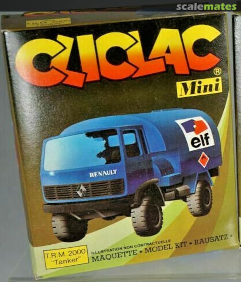 Boxart T.R.M. 2000 Tanker 2643 Cliclac Heller Humbrol Boxart T.R.M. 2000 Tanker 2643 Cliclac Heller Humbrol