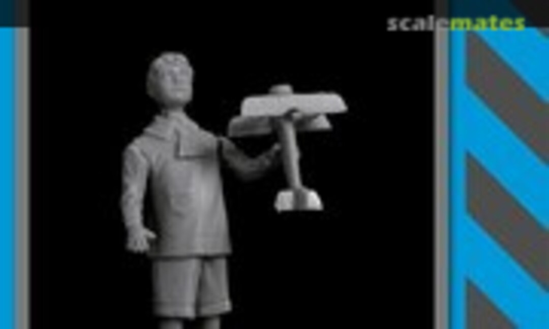 1:32 Boy with an aeroplane (Black Dog F32094) F32094