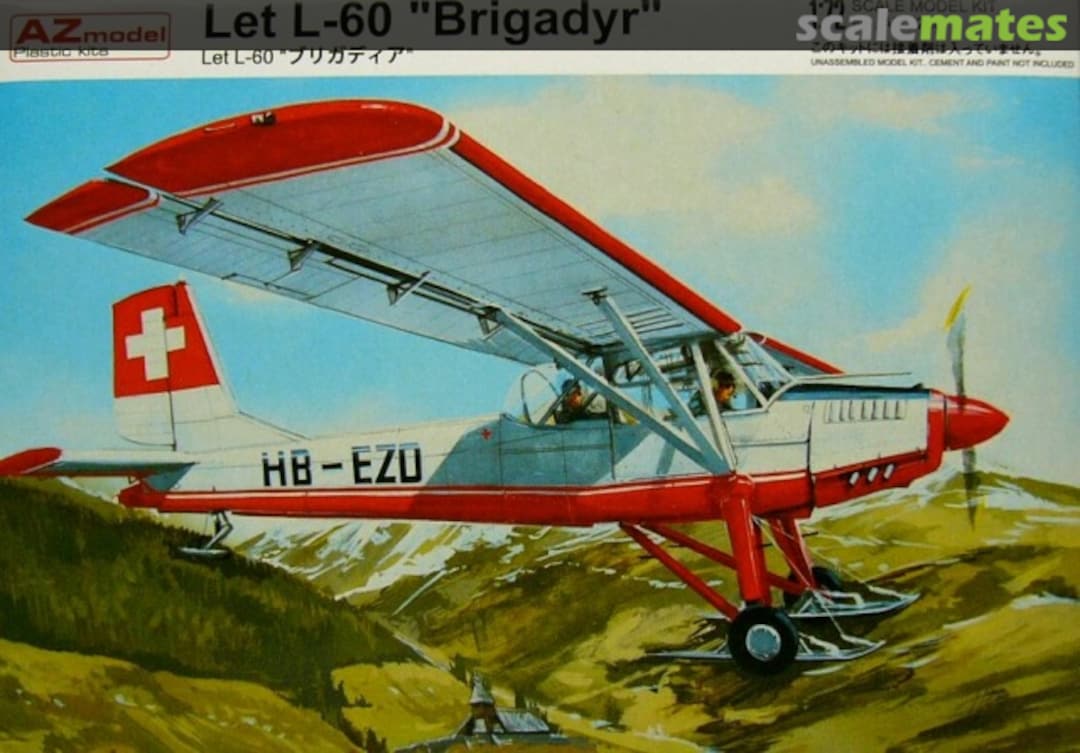 Boxart Let L-60 "Brigadýr" AZ7208 AZmodel Boxart Let L-60 "Brigadýr" AZ7208 AZmodel
