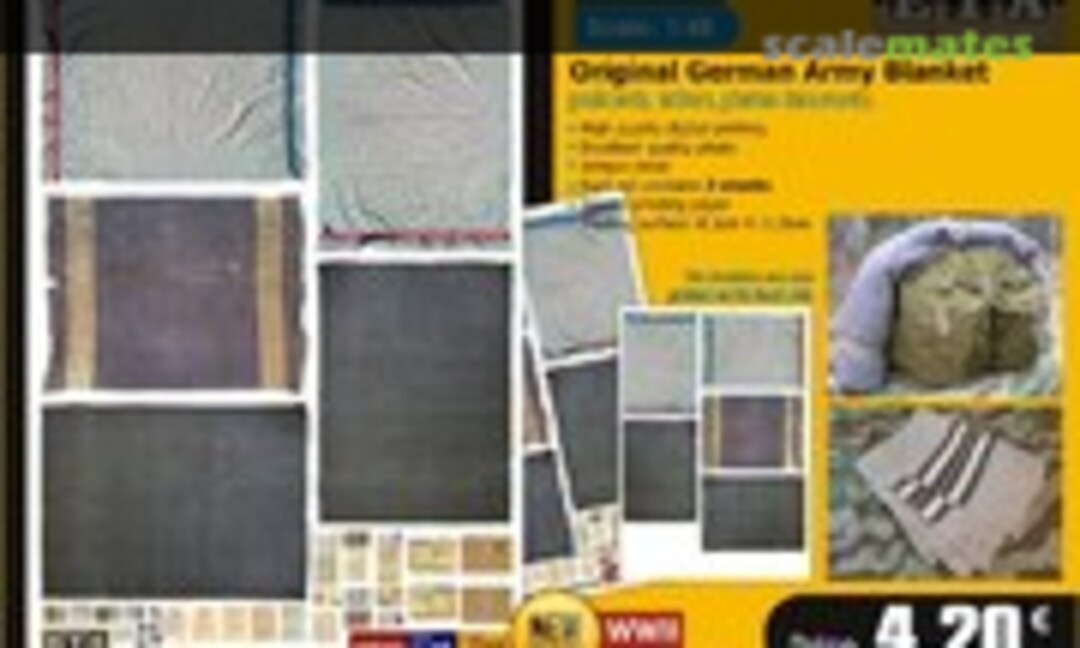 1:48 German Army Blanket (ETA Diorama Accessories 655) 655