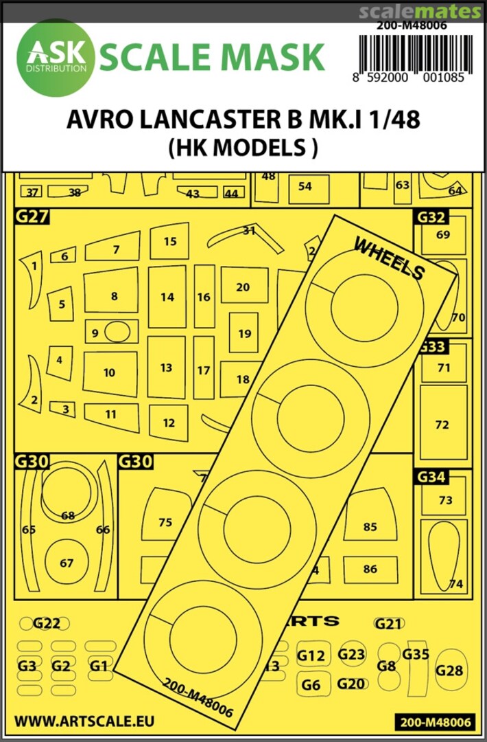 Boxart Avro Lancaster Mk.I B 200-M48006 ASK