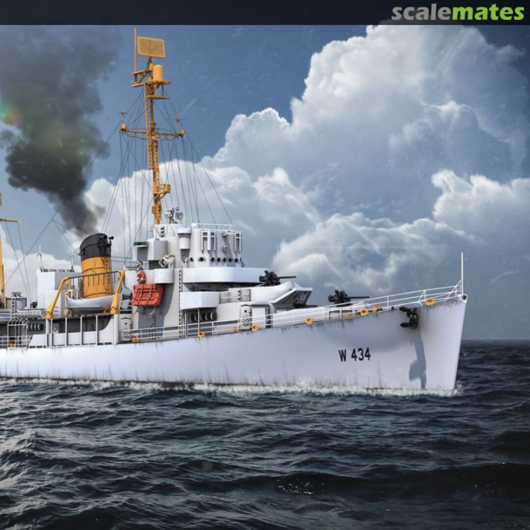 Boxart Edsall Class Destroyer Escort - USCGS 350008b Black Cat Models